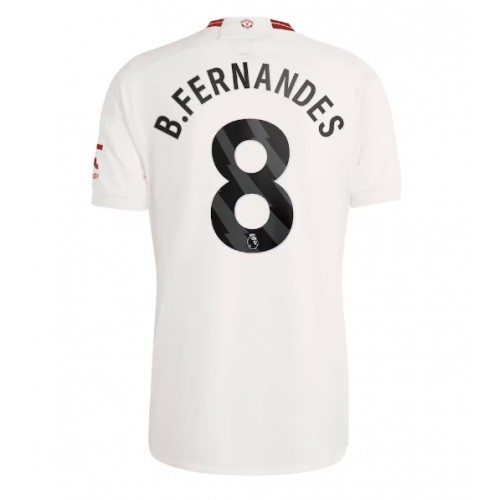 Dres Manchester United Bruno Fernandes #8 Rezervni 2023-24 Kratak Rukav